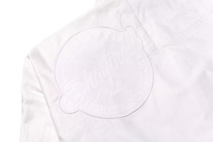 Uniforme de Competición Rebel MURDRD para BJJ Gi, Lote 81, 450 GSM, Tejido de Algodón Perlado, Secado Rápido, Transpirable, con Bolsa, Blanco - Product Image 4