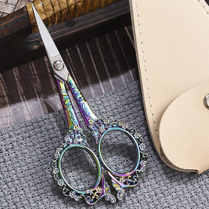 Grade Mini <b>Scissors</b> Best Quality Titanium-Coated Multi Purpose <b>Sewing</b> & Embroidery Shears with Steel Handle <b>Scissors</b> - Product Image 2