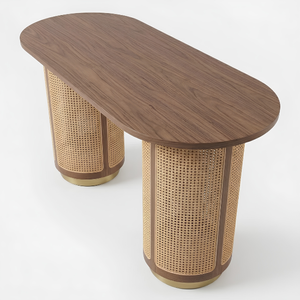 Mesas de exterior modernas y elegantes con una combinación de madera de teca y ratán a un precio asequible - Product Image 5