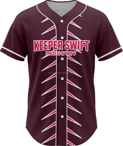 Maillot de baseball pour homme 100% polyester personnalisé, créez votre propre uniforme de baseball à vendre - Product Image 2