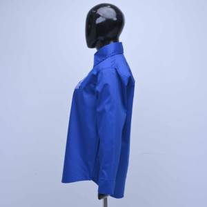 Chemises pour femmes de qualité supérieure avec logo personnalisé, fabrication sur mesure, col bleu, polo de rugby, boutons sur le devant, broderie - Product Image 4