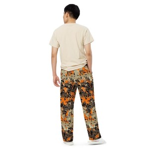 Pantalones Rectos para Hombre, Estampado Completo, Sin Tejido, Venta al Por Mayor |   Pantalones Casuales Ligeros de Poliéster - Product Image 4