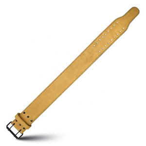 Cinturón de Levantamiento de Pesas al por Mayor con Hebilla de Cuero y Acero, Soporte Ajustable de Alta Resistencia para Gimnasio, Levantamiento de Pesas, Peso Muerto - Product Image 4