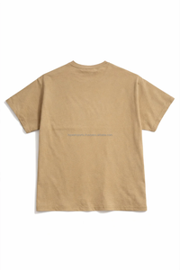 เสื้อยืดคอกลมแขนสั้นสีน้ำเงินเข้มสำหรับผู้ชาย รุ่นขายดี OEM ปี 2026 ผ้าฝ้ายเนื้อผ้าระบายอากาศได้ดี เป็นมิตรกับสิ่งแวดล้อม ทรงปกติ - Product Image 6