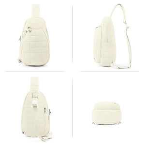 Premium Quilted Tennis Racket Bag Water Resistant Sports Sling <b>Backpack</b> for Tennis Squash and Pickleball Gear - Product Image 2