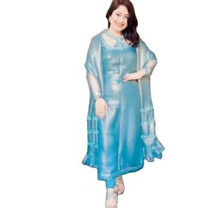 ผ้าขนสัตว์เทียมสำหรับชุดแต่งงานและงานเลี้ยงของผู้หญิงจาก Shree Indian Exports ปรับแต่งได้หลายสี แฟชั่นปี 2025 - Product Image 1