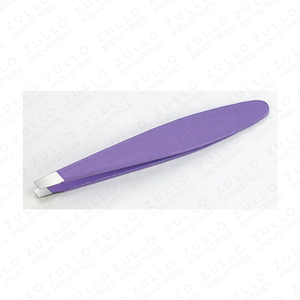 Ensemble de 3 pinces à épiler pour sourcils avec logo personnalisé, en acier inoxydable, pointe inclinée, rose, bleu, vert, kit d'outils de beauté et de maquillage - Product Image 5