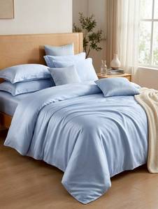 Juego de Ropa de Cama de Lujo 100S Micro LF Lyocell, Sábanas de Color Sólido Refrescantes, Marca Privada OEM - Product Image 3