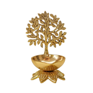 Diya de Latón Puro para Puja |   Deepak Religioso Colgante para Mandir, Templo, Oficina y Decoración del Hogar, Diwali y Bodas - Product Image 2