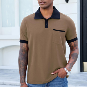 Chemises polo pour hommes, tissu doux au toucher, finition premium, polo élégant pour hommes, vêtements de soirée haut de gamme, tenues de mode masculine. - Product Image 5