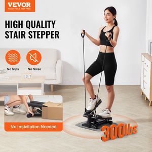 Mini Stepper Idraulico per Fitness con Bande di Resistenza, Attrezzatura Cardio per Allenamento Completo del Corpo, per Esercizi a Casa - Product Image 2