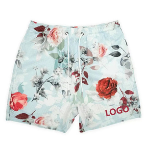 Shorts de sport respirants pour hommes, style streetwear, personnalisables, à motif uni, impression numérique, service OEM, prix de gros, 100% personnalisable - Product Image 3