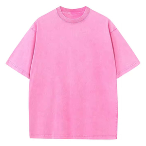 เสื้อยืดโอเวอร์ไซส์ทรงหลวมสไตล์วินเทจ ผ้าคอตตอนหนานุ่ม ล้างสีแบบแอซิดวอช ทรงดรอปไหล่ ทรงบ็อกซี่  เสื้อยืดเปล่าสำหรับงานพิมพ์ลาย - Product Image 5
