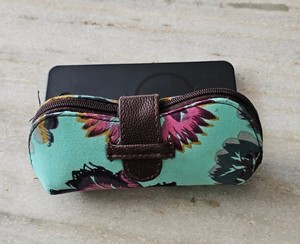 Étui à lunettes en coton imprimé, pochette en tissu doux pour lunettes, housse de protection pour femmes et hommes, accessoire de voyage et de transport quotidien - Product Image 1