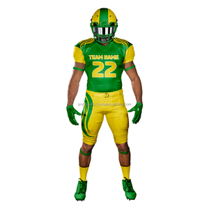 Uniforme de football américain personnalisé respirant pour hommes et femmes, impression par sublimation personnalisée, nom de l'équipe, numéro, logo, antibactérien - Product Image 2