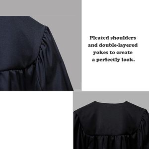 2025 2024 Gorro de vestido de graduación unisex para adultos con ropa de rendimiento de borla para escuela secundaria y licenciatura - Product Image 5