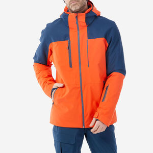 <b>Waterproof</b> Men's Ski Jacket Two-Tone Hooded Winter Snowboard <b>Coat</b> Windproof Mountain Technical Shell Outdoor <b>Parka</b> Hiking - Product Image 1