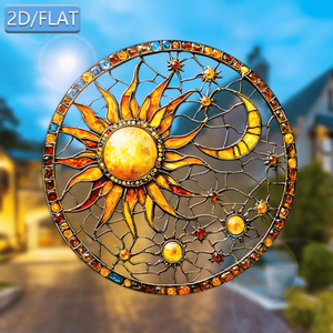 CIFbuy ที่แขวนหน้าต่างคริสตัลตกแต่งพร้อมปริซึมสีรุ้งอะคริลิกสำหรับตกแต่งบ้านสวน TikTok สำหรับบริการรับสินค้า Temu - Product Image 1