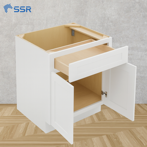 Vente en gros prêt à assembler Shaker Base RTA Armoire de cuisine couleur personnalisée, 2 portes et 1 tiroir du fournisseur d'usine du Vietnam - Product Image 1