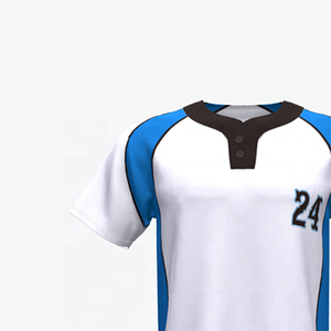Customized Logo Sportswear Baseball Jersey Two Buttons For Sale <b>Top</b> Manufacture And Supplier Baseball Jersey For Training - Product Image 6