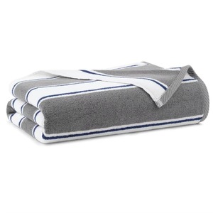 Nuevo Producto: Toalla de Piscina Cómoda para Exteriores, Toalla de Playa de Microfibra a Rayas de Color Sólido para Exteriores y Playa - Product Image 1