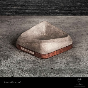 Cendrier carré en aluminium sans fumée de style américain, porte-cigares et cigarettes de luxe en pierre, accessoire de fumage haut de gamme, élégant pour table - Product Image 2