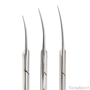 Ciseaux à cuticules professionnels de haute qualité, courbés, en acier inoxydable, pour droitiers/gauchers, ciseaux à ongles, ciseaux de manucure - Product Image 4