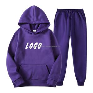 Custom Logo Printed Winter Mens Tracksuit Set Sportswear Jogger Hoodies 2 Piece Sweat Suit Hoodie and <b>Pant</b> Set - Product Image 6