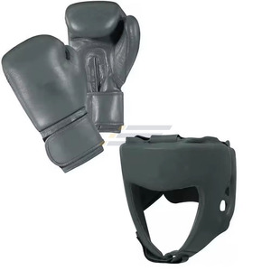 Set de Boxeo de Cuero Genuino con Logotipo Personalizado, Equipo de Entrenamiento, Set de Boxeo Profesional, Set de Sparring - Product Image 2