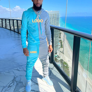 ชุดวอร์มลำลองมีฮู้ดสำหรับผู้ชาย ชุดออกกำลังกายแขนยาวผ้าฟลีซเทคโนโลยี ระบายอากาศได้ดี รับผลิตตามแบบ พร้อมสกรีนโลโก้ ขายส่ง - Product Image 3