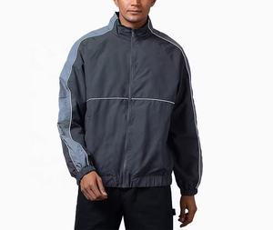 Chaqueta Cortavientos con Capucha para Hombre, de la Mejor Calidad, de Nailon y Algodón, Impermeable, Transpirable, Deportiva, para Exteriores - Product Image 5