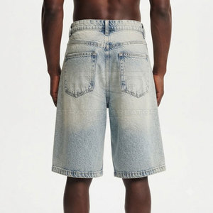Pantalones cortos largos para hombre, pantalones cortos suaves e informales hasta la rodilla para uso diario, uso doméstico, actividades al aire libre, caminar y ropa de verano - Product Image 2