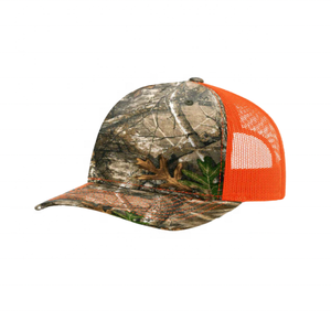 Vietnam Hat Factory Low Tariff 5-Panel Camuflaje Impresiones Malla Camioneros Sombreros Pre-Curved Twill/Poliéster Custom 112 Camo Hat Patch - Product Image 4