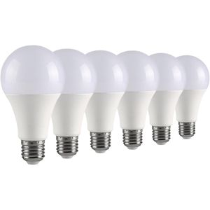 Confezione da 6 Lampadine LED A19 per Interni, Luce Bianca Calda 3000K, Equivalente a 50/100/150 Watt, per Lettura, Standard A19 5/10/100 - Product Image 1