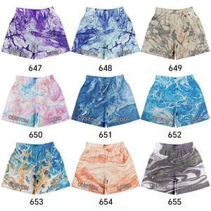 Custom Camouflage <b>Mesh</b> <b>Shorts</b> Men High Waist Elastic Breathable Casual <b>Short</b> <b>Shorts</b> Sublimation Print Logo Lower Hem - Product Image 2
