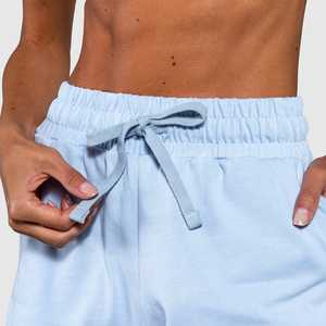 Shorts de sport pour femmes de qualité supérieure, 100% coton, séchage rapide, écologiques, avec cordon de serrage, pour la course à pied, l'athlétisme, l'été - Product Image 4