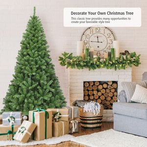 Albero di Natale Artificiale Floccato Premium con Supporto in Metallo 6/7/7.5/9 piedi per Interni con Decorazioni di Bacche - Product Image 2