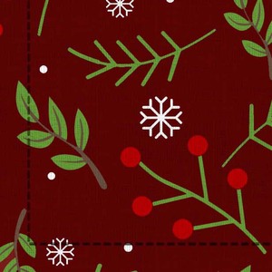 100% Cotton Cherry Printed Design Table Cloth for Christmas Home Decoration New Design Table Cover 6 Seater. - Product Image 6