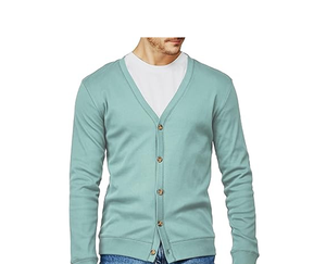 Cardigan en tricot classique boutonné pour homme - Product Image 6