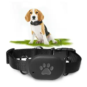 Rechargeable par USB Carte Micro SIM étanche Localisation précise Pet Cat Dog GPS Tracker Collier avec étui en silicone