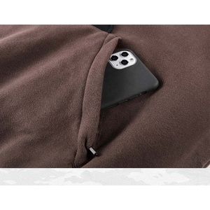 <b>Men's</b> Winter <b>Hoodie</b> 100% Cotton Fleece Lined Solid Embroidered Eco-Friendly Quick Dry Breathable Plus Size <b>Oversize</b> Hoodies <b>Men</b> - Product Image 4