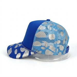 Gorra Trucker Azul de Malla con Estampado de Camuflaje, Diseño de 6 Paneles, Transpirable y Ajustable, para Uso Casual al Aire Libre, Unisex para Adultos, Primavera/Verano - Product Image 5