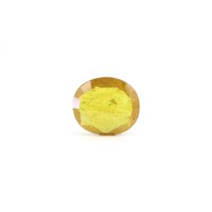 Yellow Sapphire 5.95 Carat Oval Cut Loose Gemstone for Fine Jewelry - Product Image 2