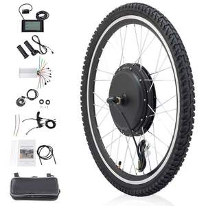 24in 1000W Front Drive Electric <b>Bicycle</b> Kit with Black <b>Tires</b> Modification Parts - Product Image 2