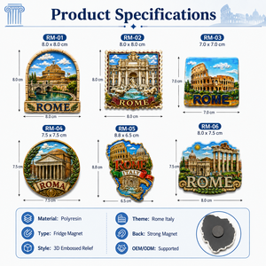 Imán <span class=keywords><strong>de</strong></span> nevera personalizado OEM <span class=keywords><strong>Roma</strong></span>, relieve 3D, recuerdo <span class=keywords><strong>de</strong></span> viaje del <span class=keywords><strong>Coliseo</strong></span> <span class=keywords><strong>de</strong></span> <span class=keywords><strong>Italia</strong></span>, adhesivo <span class=keywords><strong>de</strong></span> poliresina para nevera para distribuidores - Product Image 6
