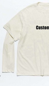 เสื้อยืดแขนยาวสองชั้นคุณภาพสูงแบบสั่งทำจากผู้ผลิต OEM สำหรับผู้ชาย เสื้อโอเวอร์ไซส์ลำลองแบบเรียบ สำหรับสกรีนลาย - Product Image 4