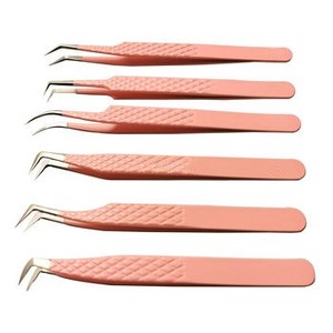 Pinzas Profesionales Antimagnéticas para Pestañas, Punta Suave de Precisión, Diseño Duradero - Product Image 1