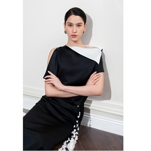 Blusas de Alta Calidad para Mujer, ODM NAYAN, TOP de Seda Satinada, MISSION SATIN, Primavera/Verano, Camisa Elegante de Manga Corta para Mujer - Product Image 6
