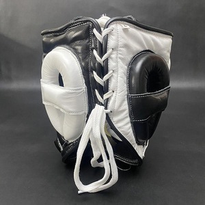 Set de Boxeo Profesional de Alta Calidad, Guantes de Cuero Genuino y Protector de Cabeza/Ingle para Entrenamiento de Muay Thai y MMA, Protección Duradera - Product Image 5