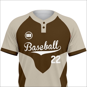 2026 Export Quality Premium Polyester Baseball Jerseys Custom Team Apparel Breathable Eco-Friendly V-neck Half Sleeve Sports - Product Image 4